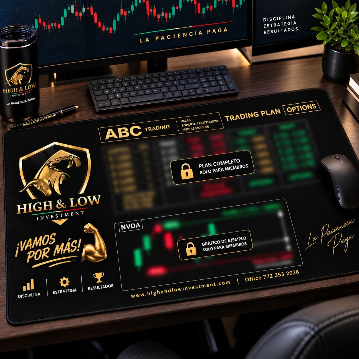 PROXIMAMENTE!! Mouse Pad Trading Plan – Tu estrategia siempre frente a ti
